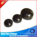 black pipe fitting DN20 butt welded Pipe cap